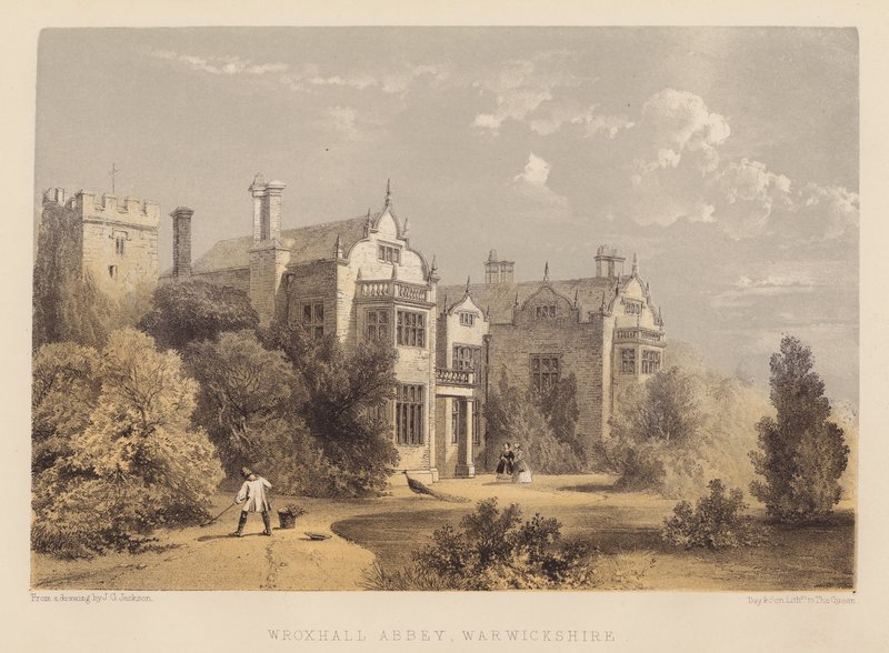 Wroxhall Abbey, Warwickshire von English School