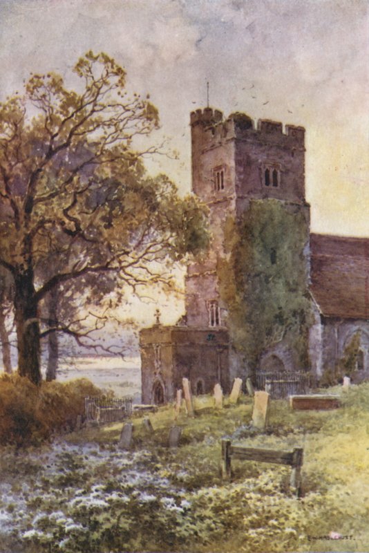 Chalk Kirche von Ernest William Haslehust