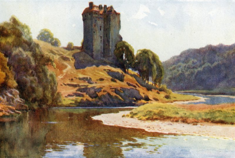Neidpath Castle von Ernest William Haslehust