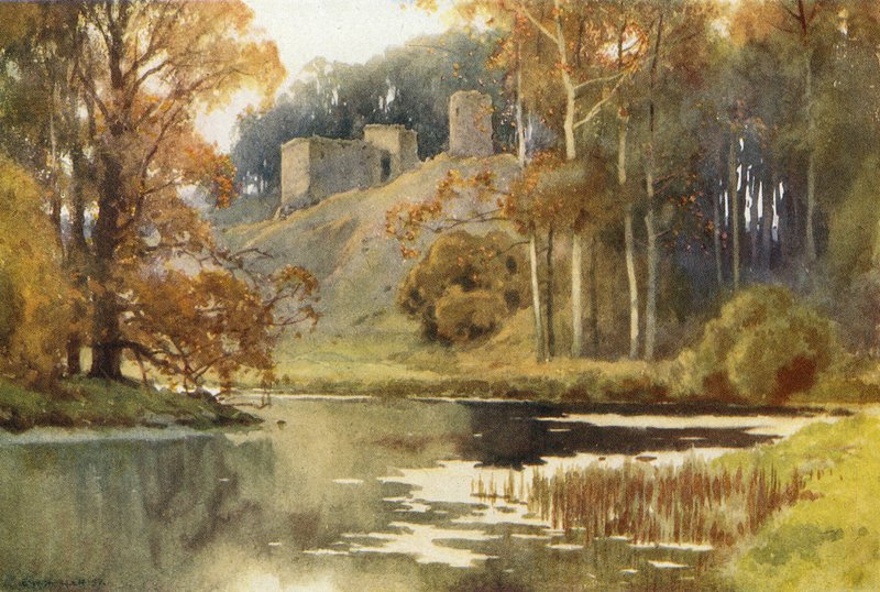 Roxburgh Castle von Ernest William Haslehust