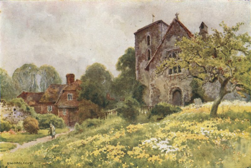 St. Nicholas, Harbledown von Ernest William Haslehust