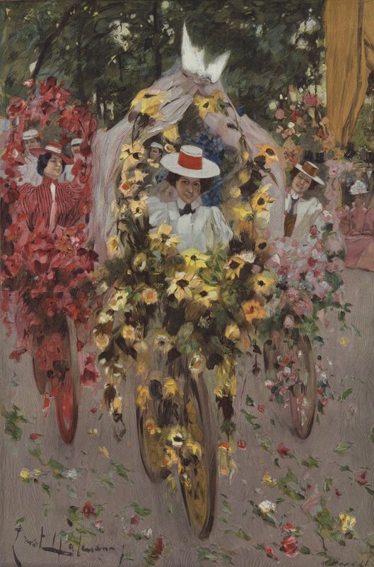 Radfahrkarneval von Ernst Heilemann