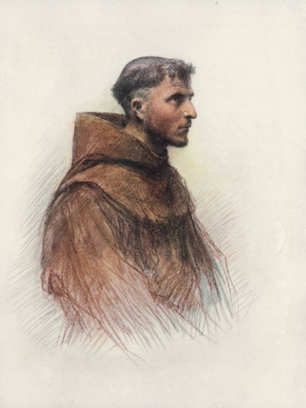 Bruder Masseo von Eugene (after) Burnand