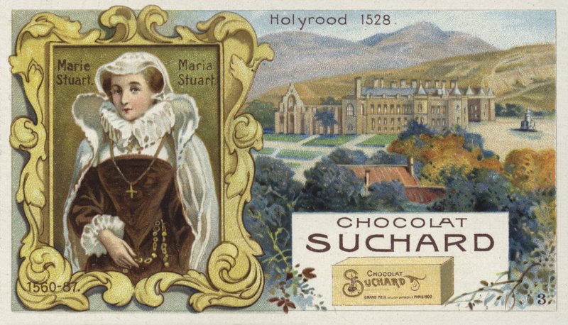 Maria Stuart, Königin von Schottland, und Holyrood Palace, Edinburgh von European School