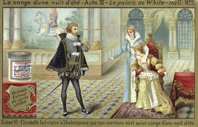 Szene aus Ein Sommernachtstraum, eine Oper von Ambroise Thomas von European School