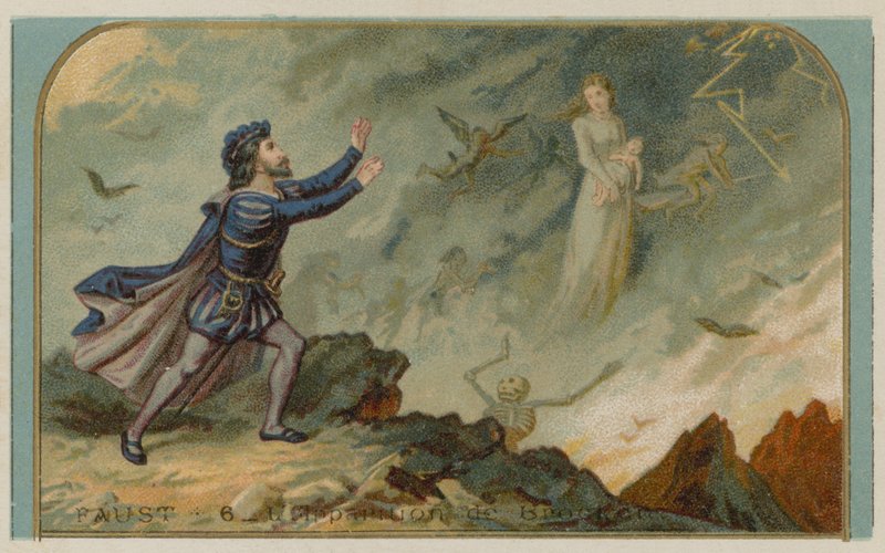 Szene aus Faust: die Erscheinung des Brocken von European School