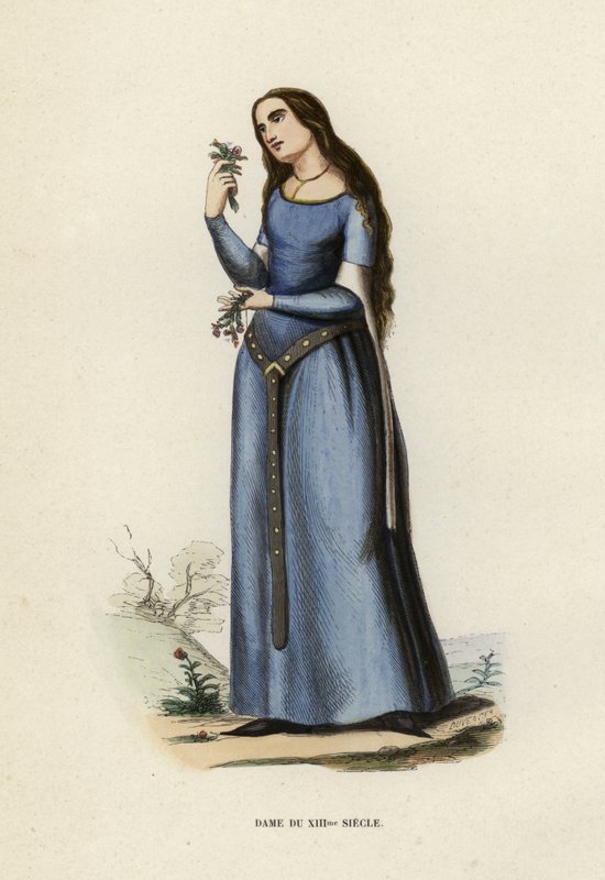 Dame des XIII. Jahrhunderts von European School