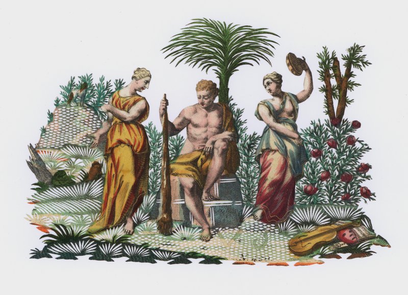 Herakles in einem Garten von European School