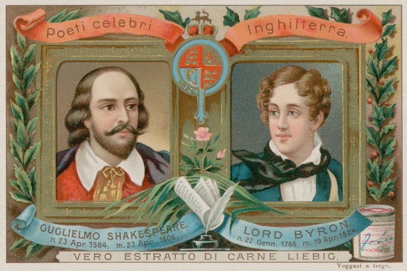 Shakespeare und Byron von European School