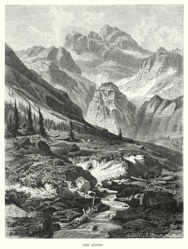 Der Säntis (Stich) von European School