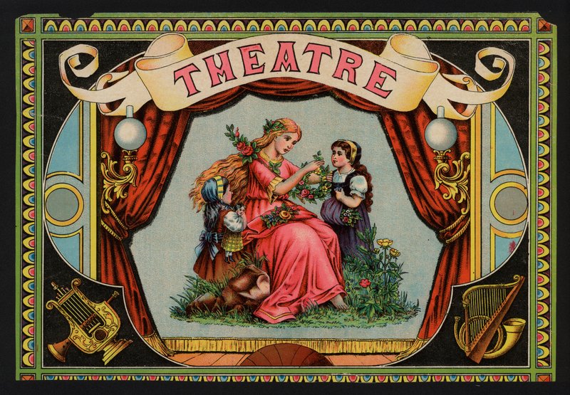 Theater (Farblitho) von European School