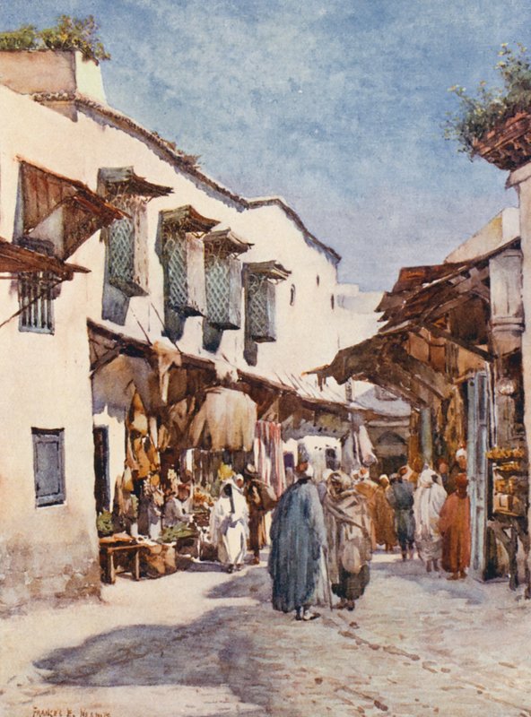 Souk el Belat, Tunis von Frances Nesbitt