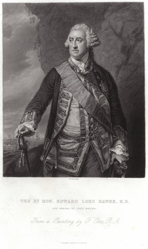 Porträt von Edward, Lord Hawke von Francis Cotes