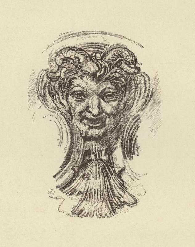 Lächelndes Gesicht von Francois (after) Boucher