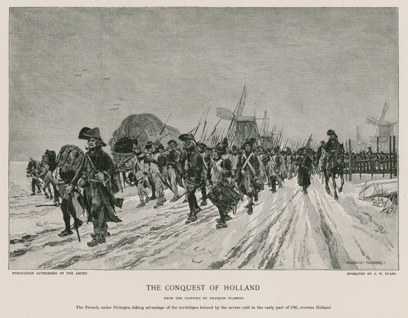 Die Eroberung Hollands von Francois Flameng