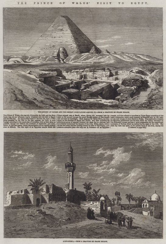 Der Besuch des Prinzen von Wales in Ägypten von Frank Dillon