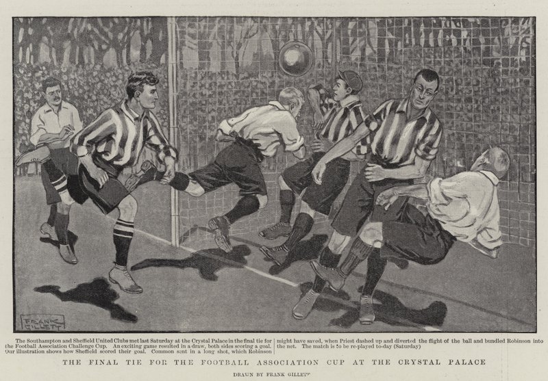 Das Endspiel um den FA Cup im Crystal Palace von Frank Gillett