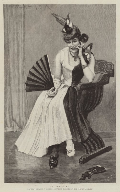 Eine Elster von Frank Markham Skipworth