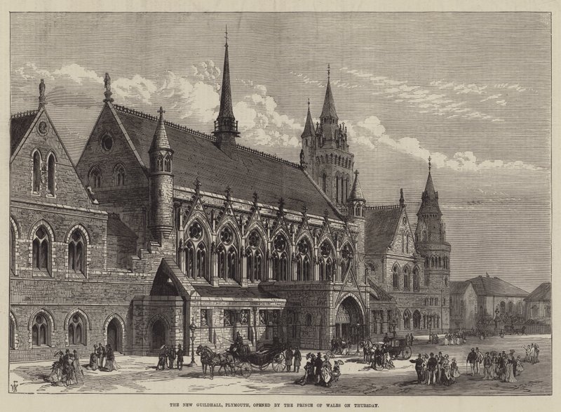Die neue Guildhall, Plymouth, eröffnet vom Prinzen von Wales am Donnerstag von Frank Watkins