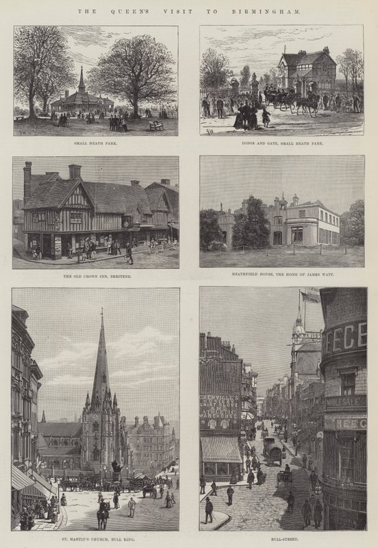 Der Besuch der Königin in Birmingham von Frank Watkins