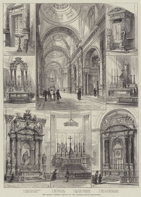 Die römisch-katholische Kirche des Oratoriums, South Kensington von Frank Watkins