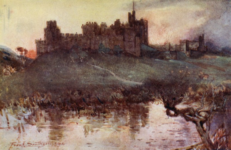 Burg Alnwick von Frank Southgate