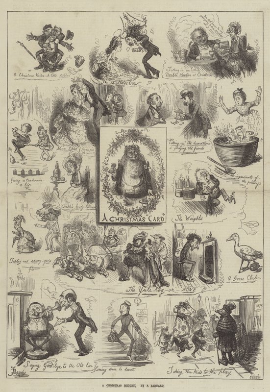 Ein Weihnachtsmedley von Frederick Barnard