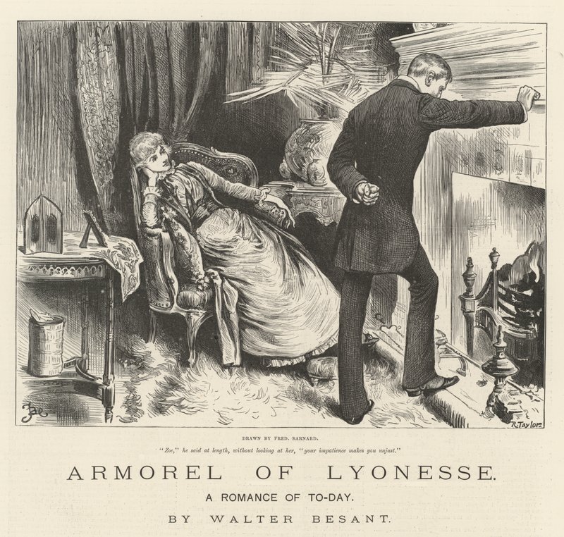 Armorel von Lyonesse, Eine Romanze von heute, von Walter Besant von Frederick Barnard