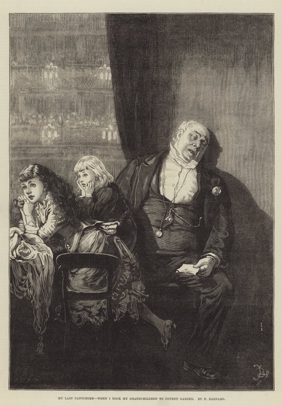 Mein letztes Pantomime, als ich meine Enkelkinder nach Covent Garden brachte von Frederick Barnard