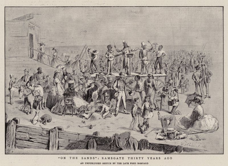 Am Strand, Ramsgate vor dreißig Jahren von Frederick Barnard