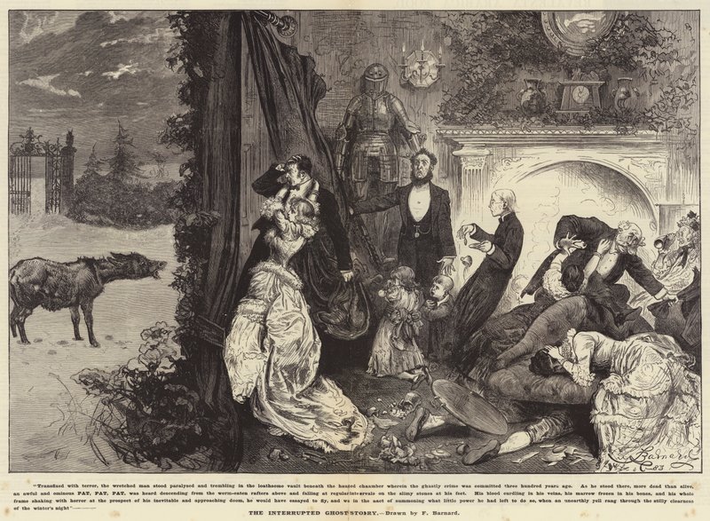 Die unterbrochene Geistergeschichte von Frederick Barnard