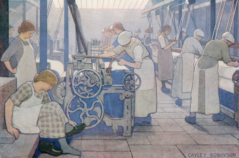 Britische Industrien, Baumwolle von Frederick Cayley Robinson