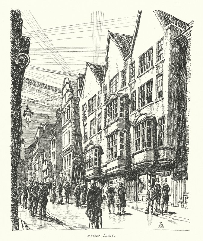 London: Fetter Lane von Frederick Landseer Maur Griggs
