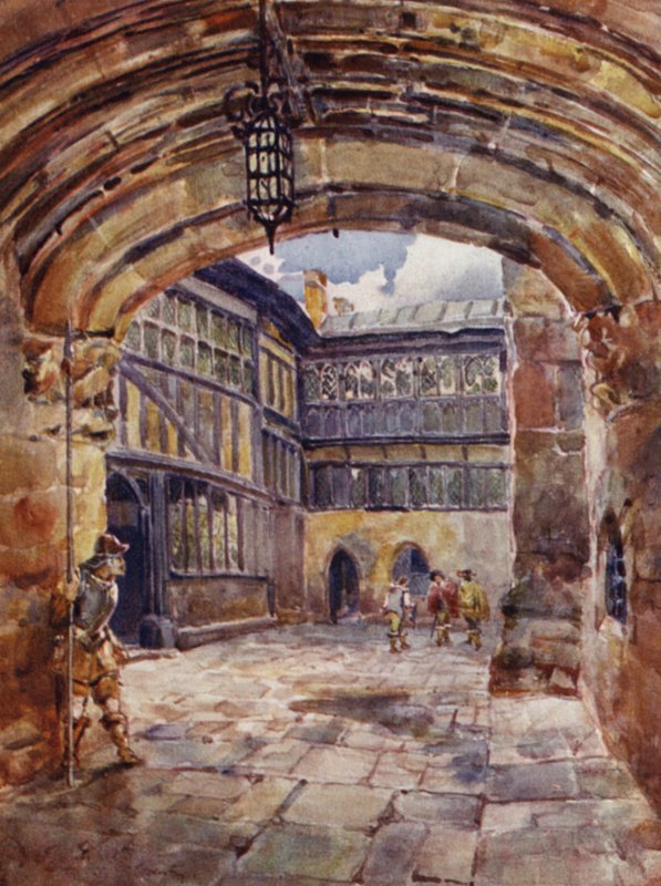 Innenhof, St. Marys Halle, Coventry von Frederick William Newton Whitehead
