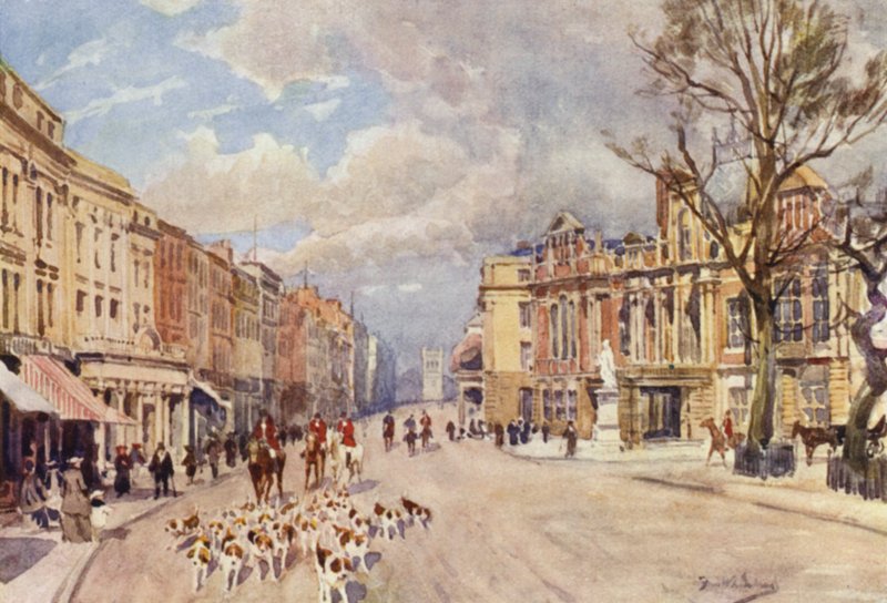 Die Parade, Leamington von Frederick William Newton Whitehead