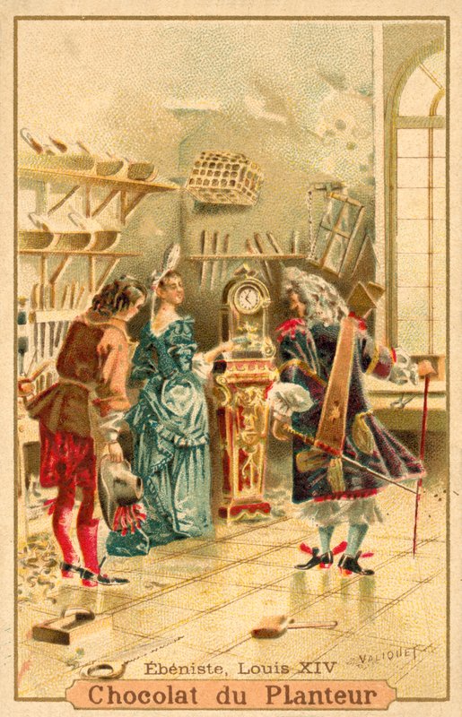 Schreiner, Frankreich, Zeit von Ludwig XIV. von French School