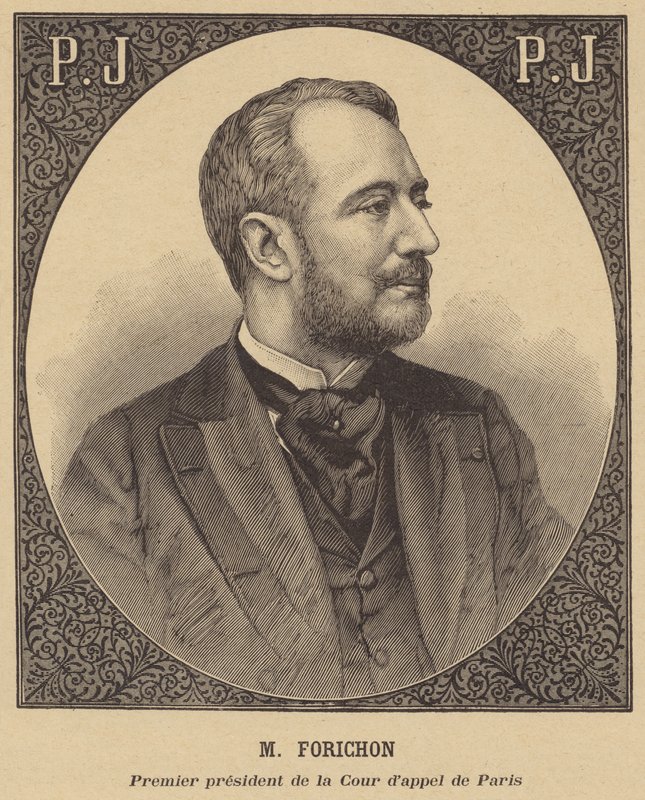 Emile Forichon, Präsident des Berufungsgerichts von Paris von French School