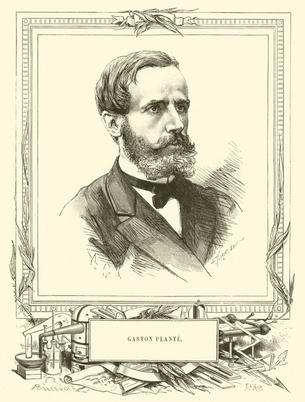 Gaston Planté von French School