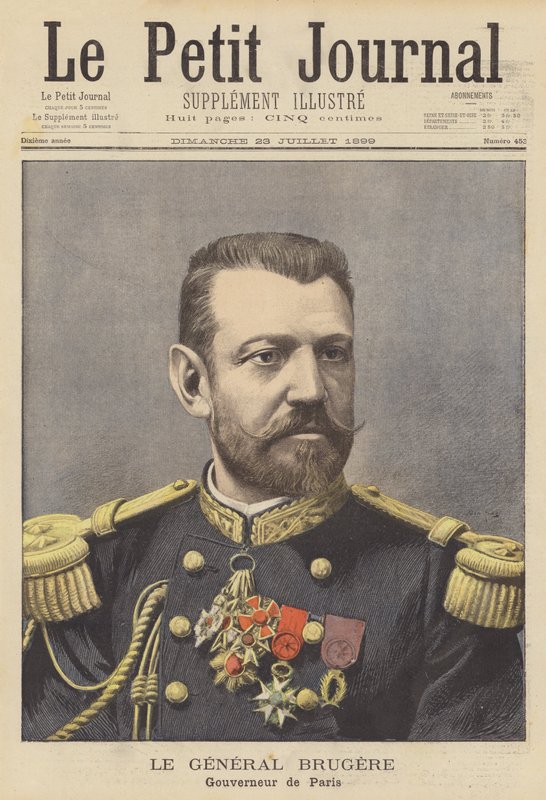 General Brugere, Militärgouverneur von Paris von French School