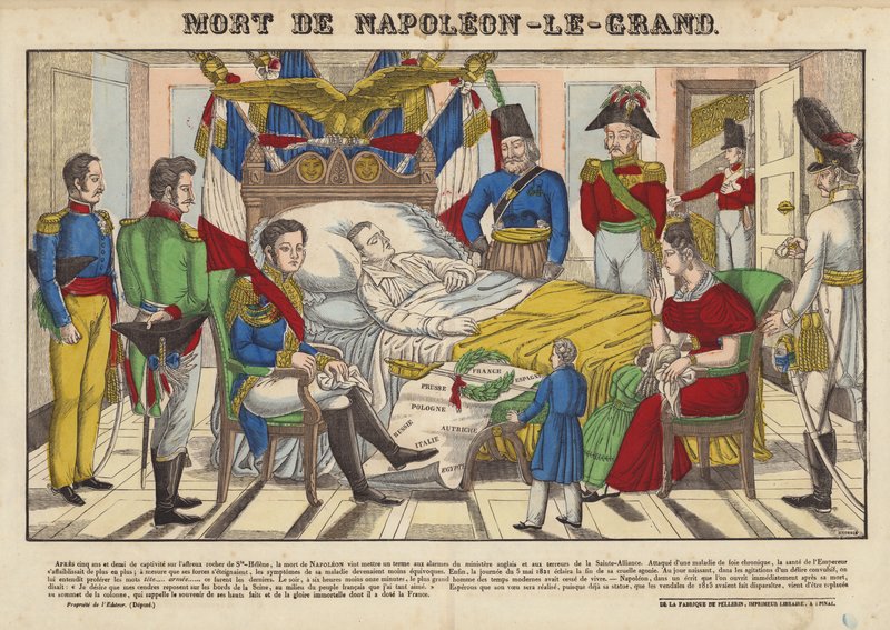 Tod von Napoleon dem Großen von French School