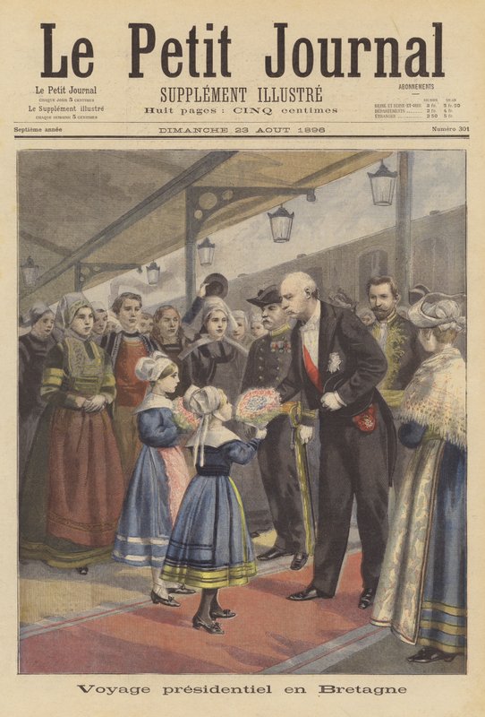 Präsident Faure von Frankreich besucht die Bretagne von French School