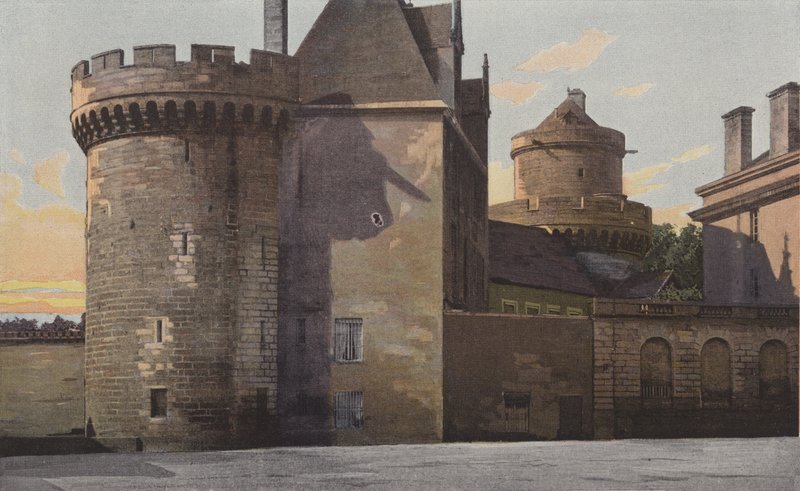 Alencon, Schloss, Gesamtansicht Nordost von French Photographer