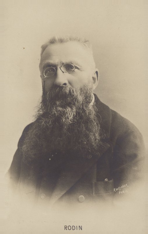Auguste Rodin, französischer Bildhauer von French Photographer