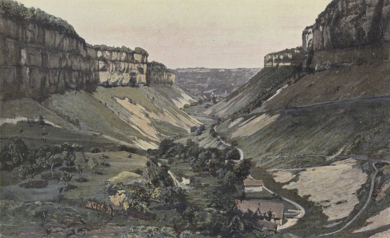 Baume-les-Messieurs, Das Tal und das Dorf von French Photographer