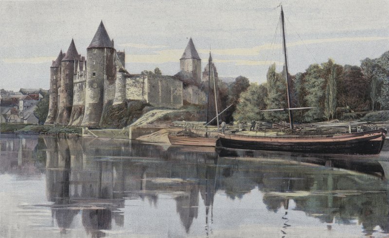 Josselin, Burg der Familie Rohan von French Photographer