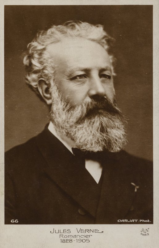 Jules Verne (1828-1905), französischer Schriftsteller von French Photographer