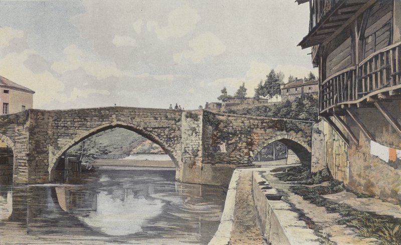 Nérac, Brücke über die Baïse von French Photographer