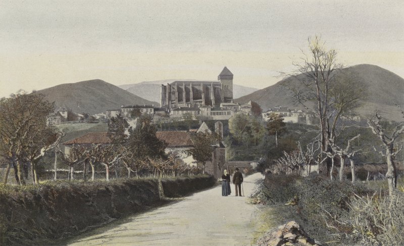 Saint-Bertrand-de-Comminges, Gesamtansicht von French Photographer