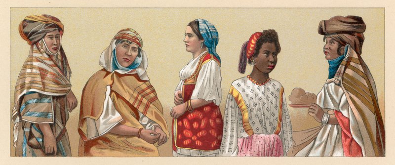 Afrika Kostüm von French School