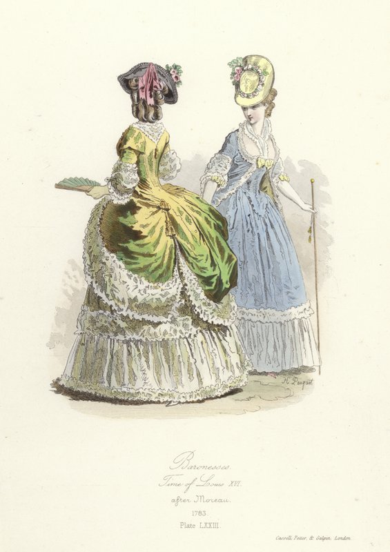 Baronessen, Zeit von Ludwig XVI. von Frankreich von French School